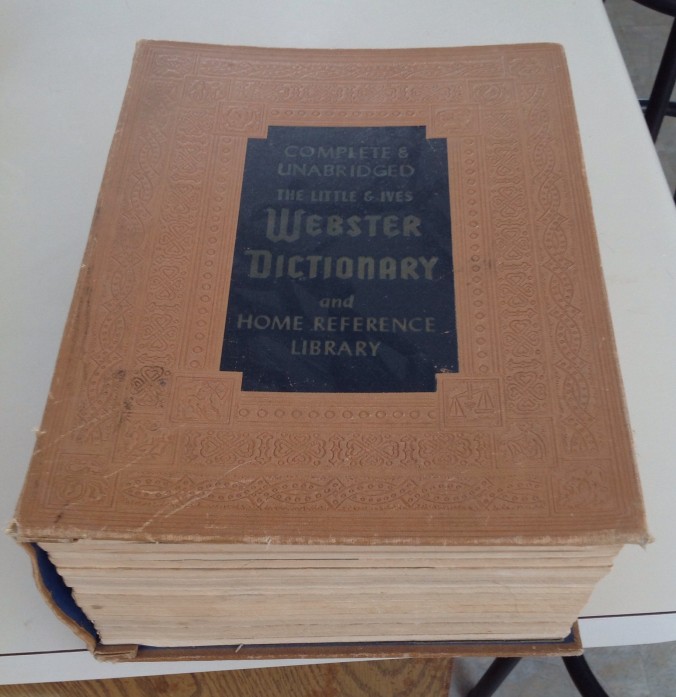 Webster's Dictionary 1962