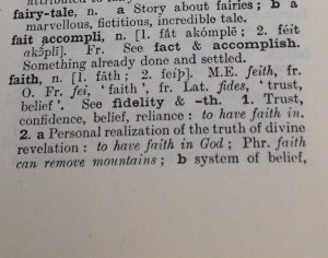 Definition of faith